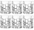 Heavy Base Old Fashioned Drinking Crystal Whiskey Glass for Bourbon, Rocks, Cocktail, Scotch and Rum | 325 ML | Set of 6 | Clear - CraftEmporio